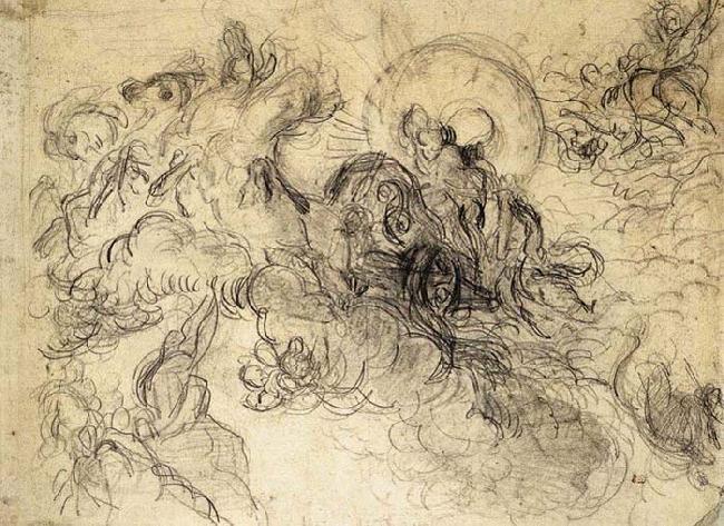 Eugene Delacroix Apollo Slays Python Germany oil painting art